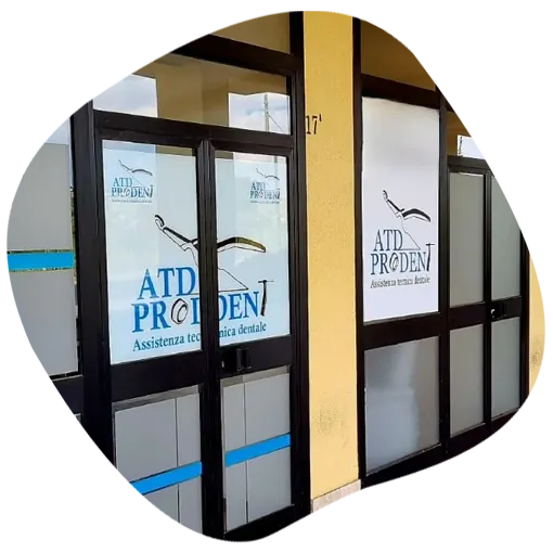 sede-ATDprodent-leonforte Ingresso della sede di Leonforte dell'Azienda ATDprodent